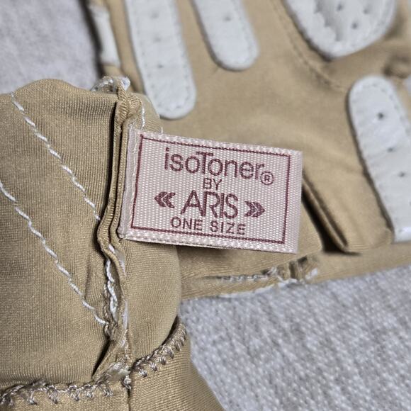 Vintage ISOTONER by Aris Women's Gloves Camel One Size Fits Most Unlined - Picture 6 of 7